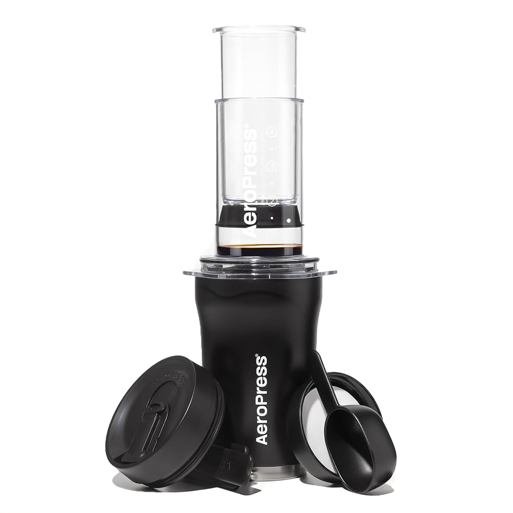 AeroPress Go Plus, Small Portable Coffee Maker for Travel